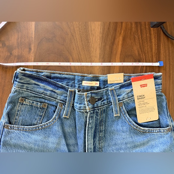 Levi's Women's Blue Wide Leg Jeans - Picture 3 of 5